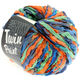 Lana Grossa TWIN uni/print | 618-Orange/Mint/Hellblau/Dunkelblau
