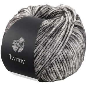TWINNY - von Lana Grossa | 11-Weiß/Anthrazit