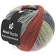 Lana Grossa MEILENWEIT 100g Yak Colorblock (ABOUT BERLIN) | 636-Rosa/Lindgrün/Anthrazit/Grau/Rost meliert