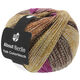 Lana Grossa MEILENWEIT 100g Yak Colorblock (ABOUT BERLIN) | 641-Fuchsia/Rosabeige/Rost/Gelb/Dunkelbraun/Grau meliert
