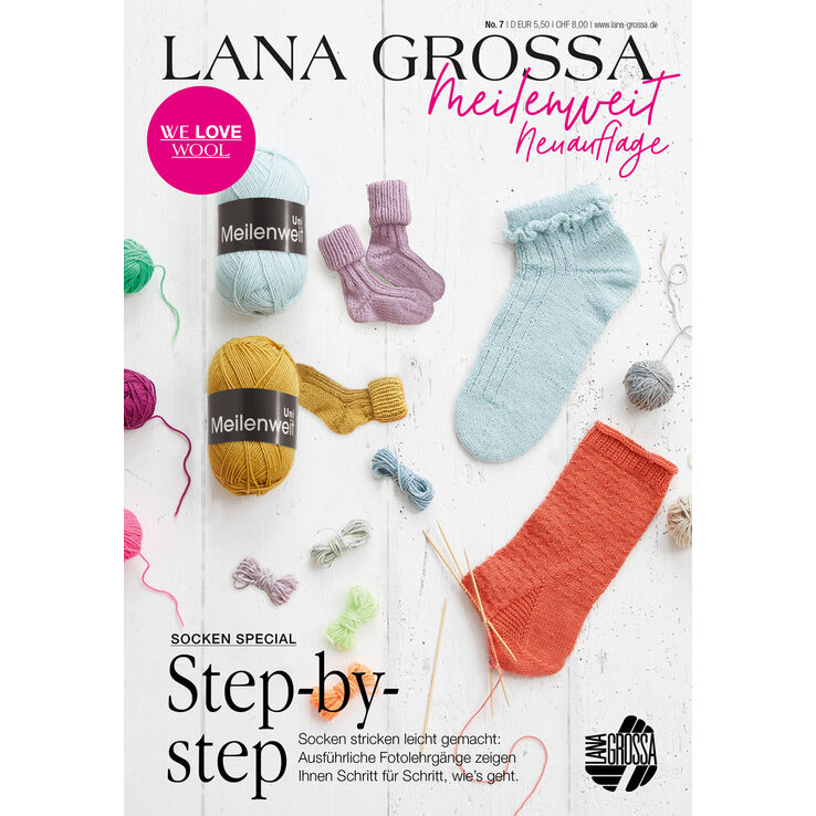 MEILENWEIT No. 7 Neuauflage von Lana Grossa