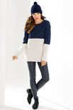 Lana Grossa PULLI IM HALBPATENTMUSTER CW Big uni/melange