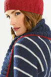 Lana Grossa BOLERO-JACKE MIT STREIFEN Bingo