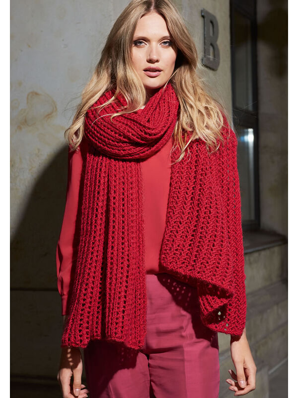 Lana Grossa GROSSZÜGIGE STOLA COOL WOOL Big Melange (GOTS)/Silkhair
