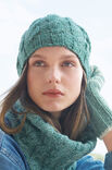 Lana Grossa MÜTZE MIT ZÖPFEN UND GLITZER Cool Wool Cashmere & Brillino