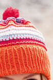 Lana Grossa STRICKMÜTZE MIT POMPON Elastico