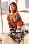 Lana Grossa PULLOVER MIT STREIFENÄRMELN Brigitte No. 2 & 4