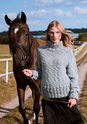 PULLOVER MIT ROLLKRAGEN Lala Berlin Flamy von Lana Grossa
