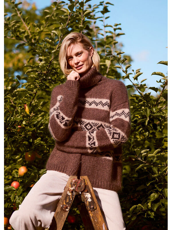 Lana Grossa ROLLI MIT NORWEGERSTREIFEN Mohair di Gio