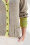 Lana Grossa JACKE MIT COLOURBLOCKS Linarte