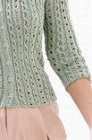 Lana Grossa RIPPENJACKE MIT LOCHMUSTER Linarte