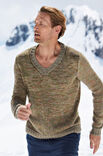 Lana Grossa PULLOVER Slow Wool Canapa Hand dyed/Slow Wool Canapa