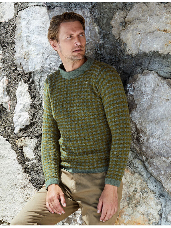 Lana Grossa PULLOVER Alpaca Peru 200/Cashmere 16 Fine