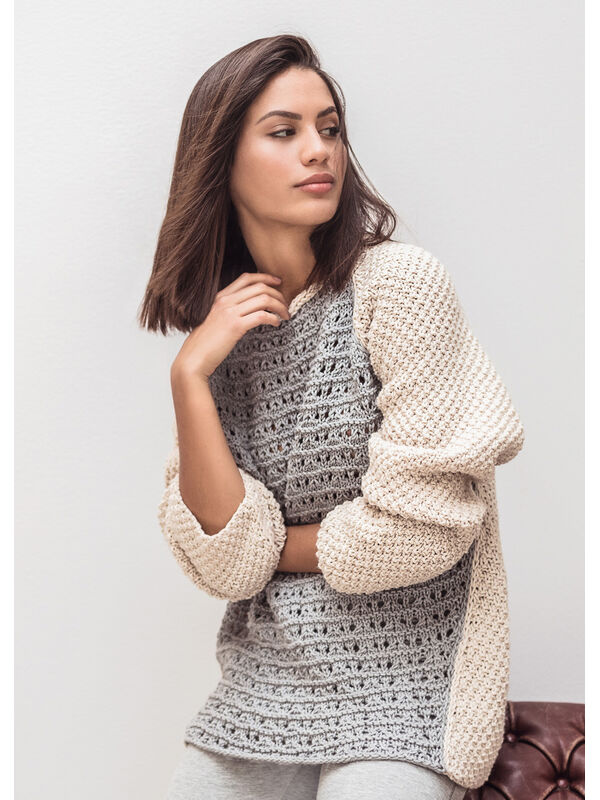 Lana Grossa PULLOVER BINGO Melange (GOTS)