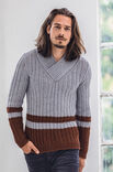 Lana Grossa PULLOVER COOL WOOL Big Melange (GOTS)