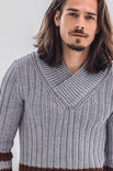 Lana Grossa PULLOVER COOL WOOL Big Melange (GOTS)
