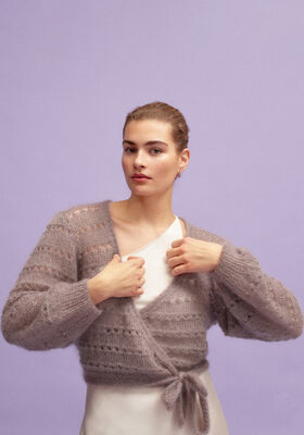 WICKELJACKE Silkhair von Lana Grossa