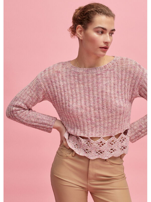 Lana Grossa PULLOVER Landlust Sommerseide Mélange