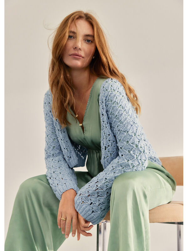 Lana Grossa CARDIGAN Alta Moda Cotolana