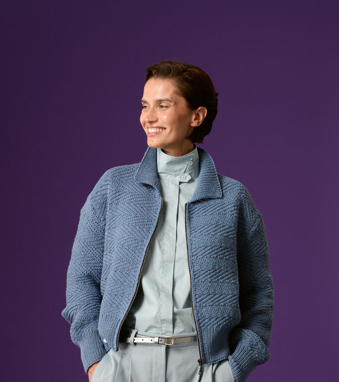 JACKE Merino Piú von Lana Grossa