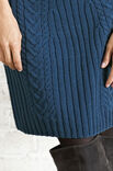 Lana Grossa RAGLANKLEID MIT ZOPF COOL WOOL Big Melange (GOTS)