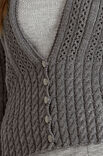 Lana Grossa PULLI MIT LOCH-RIPPENMUSTER Cool Wool