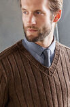 Lana Grossa PULLI MIT BREITEN RIPPEN COOL WOOL Big Melange (GOTS)