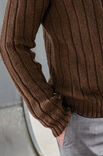 Lana Grossa PULLI MIT BREITEN RIPPEN COOL WOOL Big Melange (GOTS)