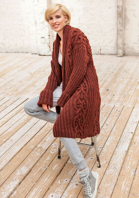 RIPPEN-JACKE Alta Moda Alpaca von Lana Grossa