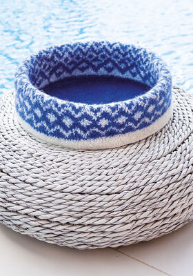 SCHALE MIT JACQUARDMUSTER Feltro von Lana Grossa
