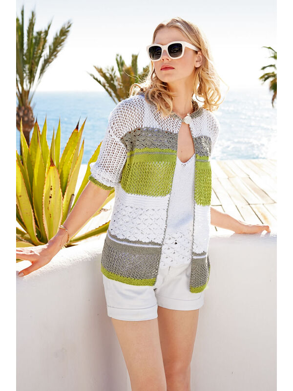 Lana Grossa JACKE IM MUSTERMIX Linarte