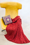 Lana Grossa DECKE IM ZOPF-RIPPENMUSTER Alta Moda Alpaca