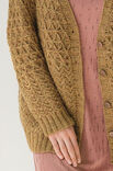 Lana Grossa JACKE IN VERKREUZTEN HEBEMASCHENMUSTERN Alta Moda Alpaca