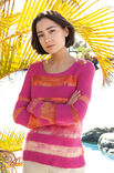Lana Grossa PULLI MIT FALLMASCHENMUSTER 365 Cashmere/Silkhair Print