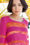 Lana Grossa PULLI MIT FALLMASCHENMUSTER 365 Cashmere/Silkhair Print