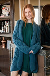 Lana Grossa CARDIGAN IM ZOPFRAUTENLOCHMUSTER Cool Air