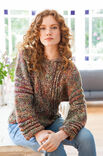 Lana Grossa KIMONOPULLI GLATT LINKS MIT GLATT-RECHTS-STREIFEN Lala Berlin Chunky & Gioia