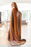 Lana Grossa DECKE IM MUSTER- UND MATERIALMIX Cool Air, Lala Berlin Fluffy, Brigitte No. 2 & Alta Moda Alpaca