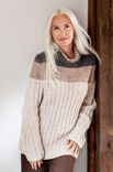 Lana Grossa PULLI IN RIPPEN, GLATT LINKS UND RIPPENSTRUKTURMUSTER Fusione