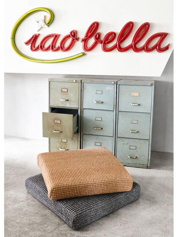 Lana Grossa KISSENHÜLLE IM HEBEMASCHENMUSTER Lala Berlin Lovely Cotton