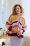 Lana Grossa STREIFEN-CARDIGAN Silkhair