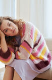Lana Grossa STREIFEN-CARDIGAN Silkhair