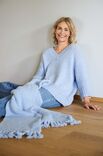 Lana Grossa V-PULLOVER GLATT RECHTS Cool Merino