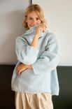 Lana Grossa RAGLANPULLOVER GLATT RECHTS Alpaca Air II