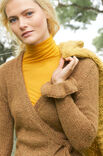 Lana Grossa WICKELJACKE MIT ÄRMELVOLANTS Alta Moda Alpaca