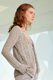 Lana Grossa CARDIGAN IM ZACKENLOCHMUSTER Ecopuno