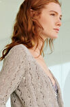 Lana Grossa CARDIGAN IM ZACKENLOCHMUSTER Ecopuno