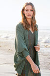Lana Grossa FLEDERMAUSJACKE MIT LOCHMUSTERBLENDE Only Cotton