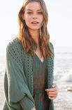 Lana Grossa FLEDERMAUSJACKE MIT LOCHMUSTERBLENDE Only Cotton