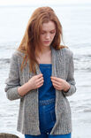 Lana Grossa JACKE MIT RIPPENSCHALKRAGEN About Berlin Sparkly